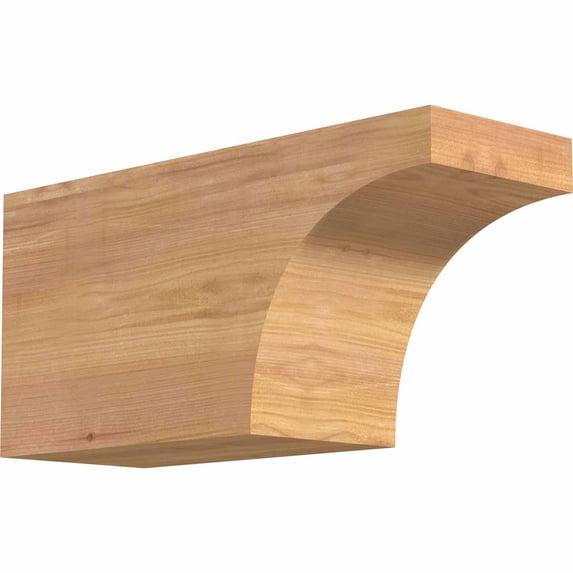 5 1/2"W x 8"H x 16"L Huntington Smooth Rafter Tail, Western Red Cedar