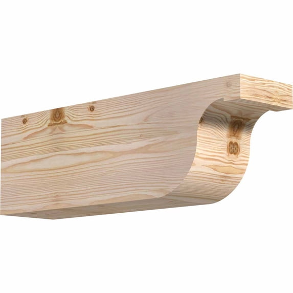 5 1/2"W x 8"H x 24"L Del Monte Smooth Rafter Tail, Douglas Fir