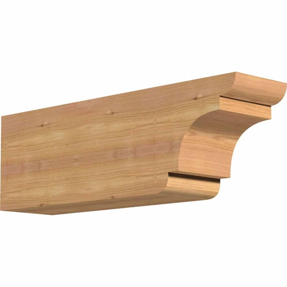 5 1/2"W x 8"H x 24"L New Brighton Smooth Rafter Tail, Western Red Cedar