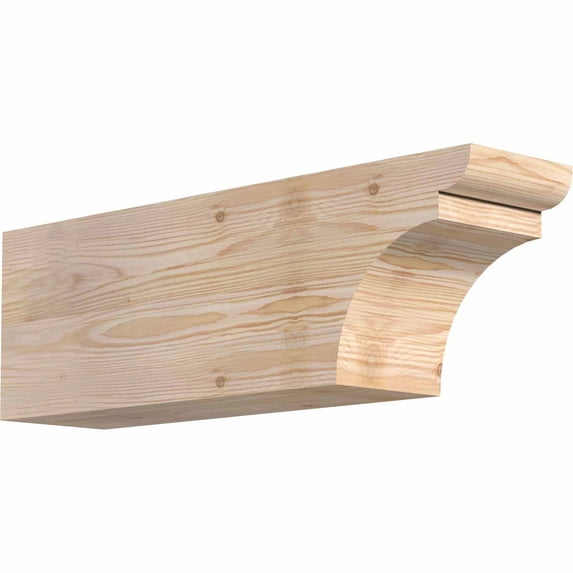 5 1/2"W x 8"H x 24"L Yorktown Smooth Rafter Tail, Douglas Fir