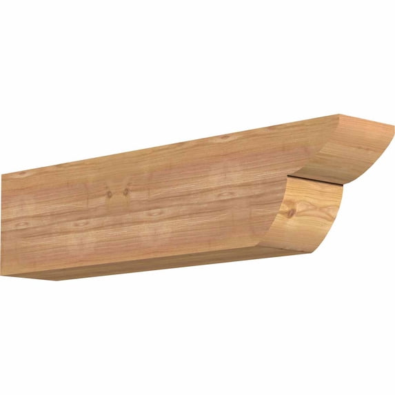 5 1/2"W x 8"H x 32"L Crestline Smooth Rafter Tail, Western Red Cedar