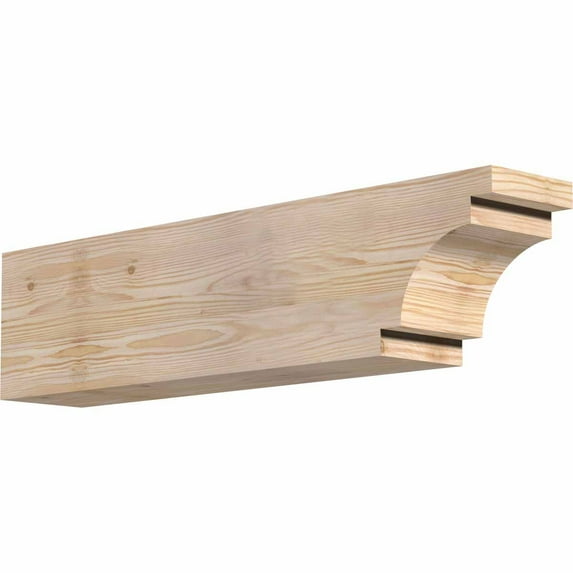 5 1/2"W x 8"H x 32"L Mediterranean Smooth Rafter Tail, Douglas Fir