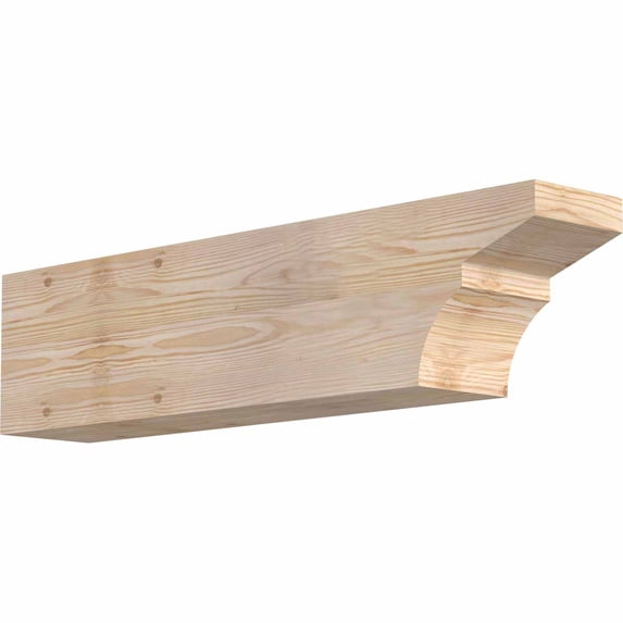 5 1/2"W x 8"H x 32"L Monterey Smooth Rafter Tail, Douglas Fir