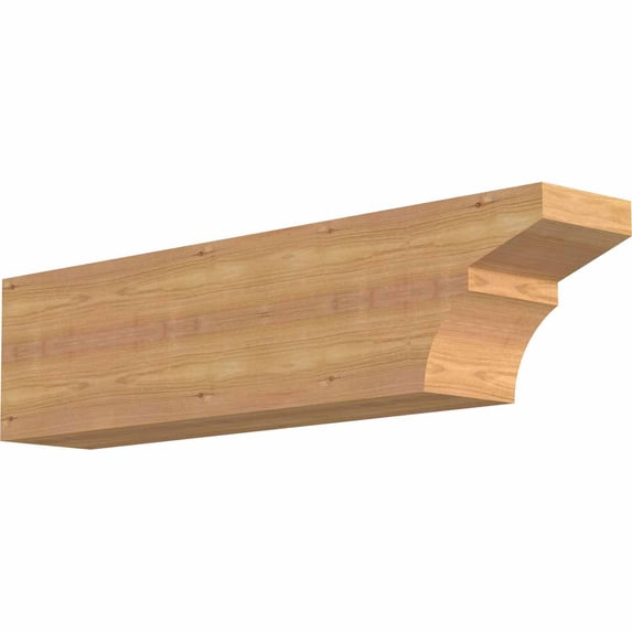 5 1/2"W x 8"H x 32"L Monterey Smooth Rafter Tail, Western Red Cedar
