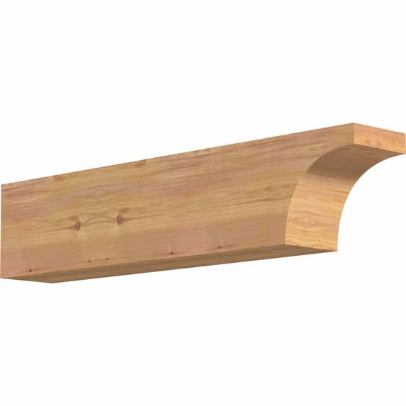 5 1/2"W x 8"H x 36"L Huntington Smooth Rafter Tail, Western Red Cedar