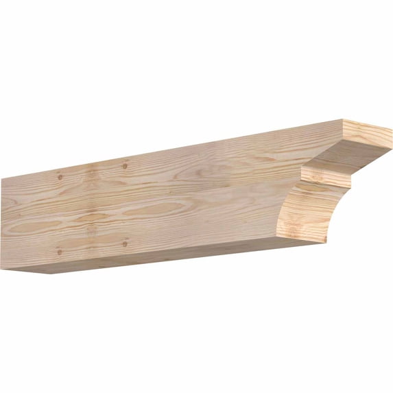5 1/2"W x 8"H x 36"L Monterey Smooth Rafter Tail, Douglas Fir