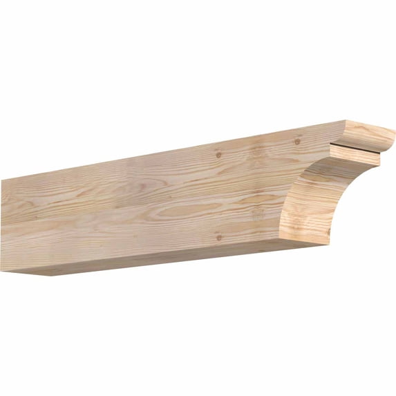 5 1/2"W x 8"H x 36"L Yorktown Smooth Rafter Tail, Douglas Fir