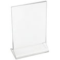 thumbnail image 1 of 5-1/2" x 8-1/2" Plastic Menu Card Holder, Each, 1 of 2