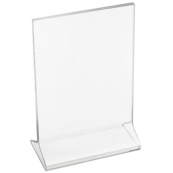 5-1/2" x 8-1/2" Plastic Menu Card Holder, Each