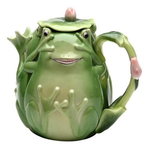 5-1/4-Inch Frog Porcelain Teapot