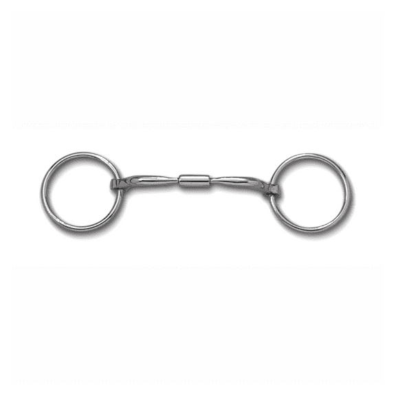 5 1/4" Toklat Myler Loose Ring Stainless Steel Comfort Snaffle Mouth Bit Mb 02