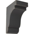 thumbnail image 1 of 5 1/4"W x 8 1/2"D x 11"H Bedford Wood Vintage Decor Bracket, Black, 1 of 6
