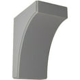 thumbnail image 1 of 5 1/4"W x 8"D x 10"H Clarksville Wood Vintage Decor Bracket, Pebble Grey, 1 of 6