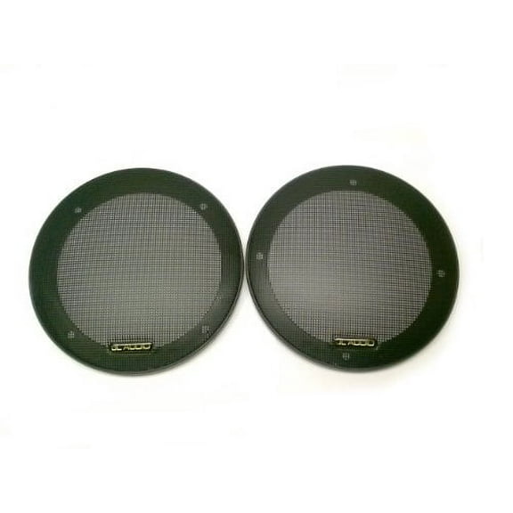 5 1/4" inch 2-piece mesh speaker grill black (pair)