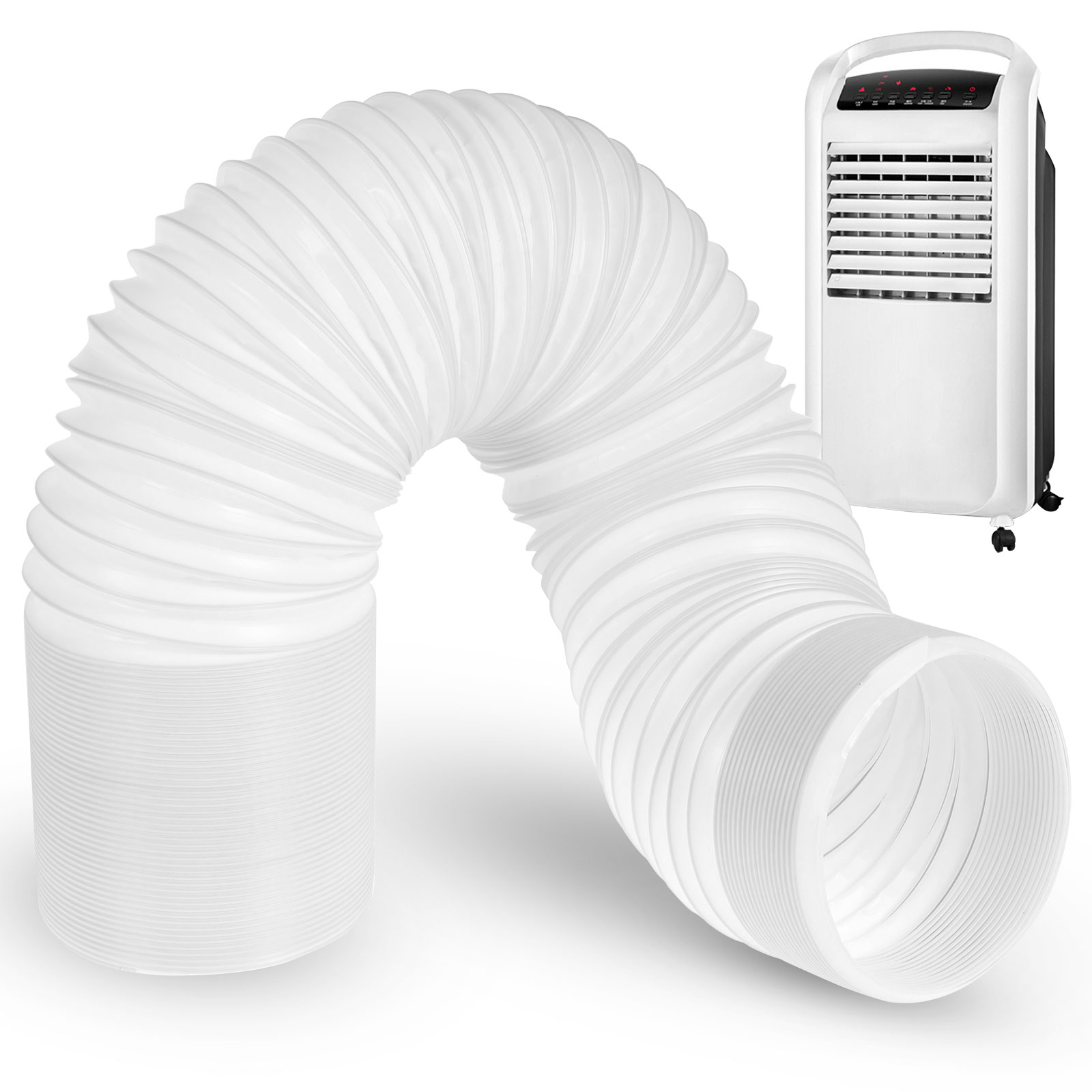 5.1/5.9inch Air Conditioner Hose Portable Flexible AC Exhaust Hose Anti