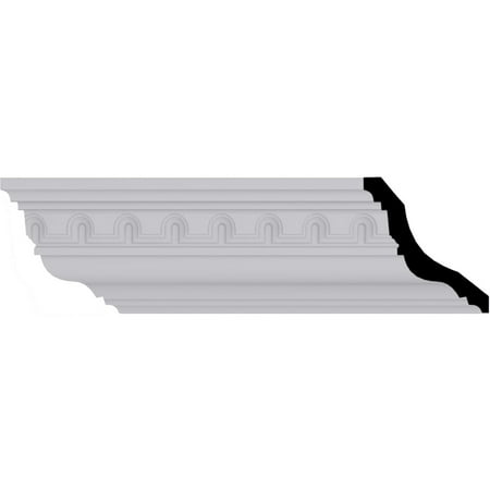 5 1/8"H x 4 3/4"P x 7"F x 94 1/2"L Heaton Crown Moulding