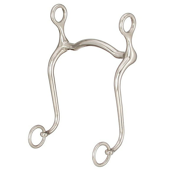 5 1/8 In Mouth Tough 1 Kelly Silver Star Walking Horse Curb Bit