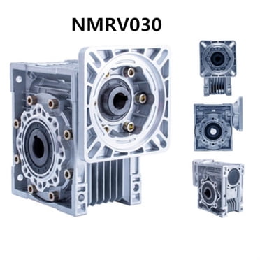 NMRV030 Worm Gearbox 63B14 Flange - 11mm Input 14mm Output Shaft 90x90mm Speed Reducer 7.5:1 Ratio