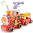thumbnail image 1 of 5 in 1 Baby Push Walker with seat for Baby Boy, Activity Center Learning to Walk, Sit to Stand, Early Learning Push Toys for Infant, Walking Toys Gift for Toddler Red, 1 of 10
