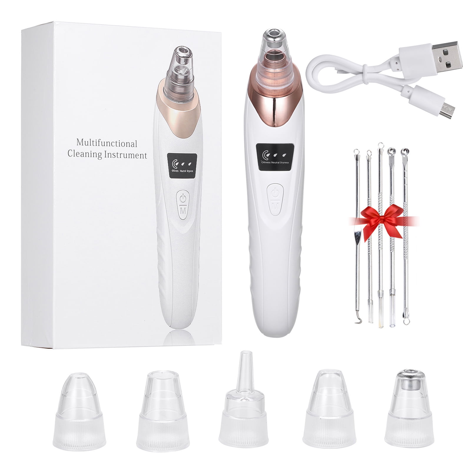 Blackhead Remover Vacuum Tool, Multi-functional Skin Pore Cleaner Equipment