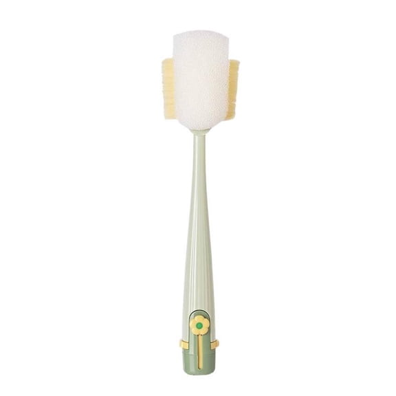 5 in 1 Bottle Cleaning Brush, Long Handle Multifunctional Bottle and Cup Lid Cleaner, 2025 Portable Cleaning Brushes for Water Bottles,Straw Cleaner Brush for Baby Bottles Tumblers Glass Cups