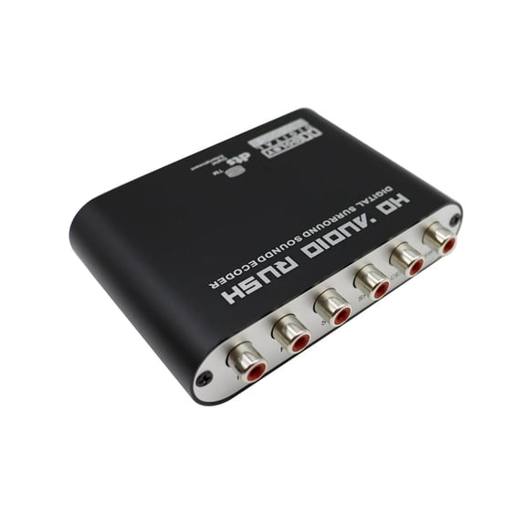 5.1 CH Decoder SPDIF Coaxial To RCA DTS AC3 Optical Digital Amplifier Analog Converte Amplifier HD Rush
