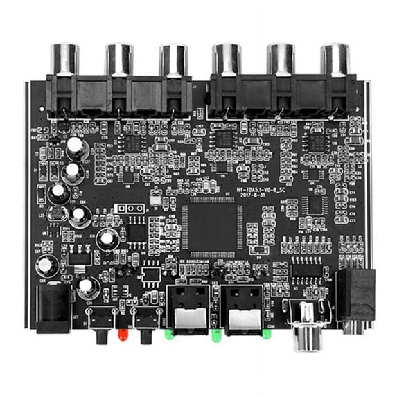 5.1 Channel Audio Decoder PCM Digital Optical Coaxial DTS HiFi Stereo Audio Home Theater Decoder Board Amplifier
