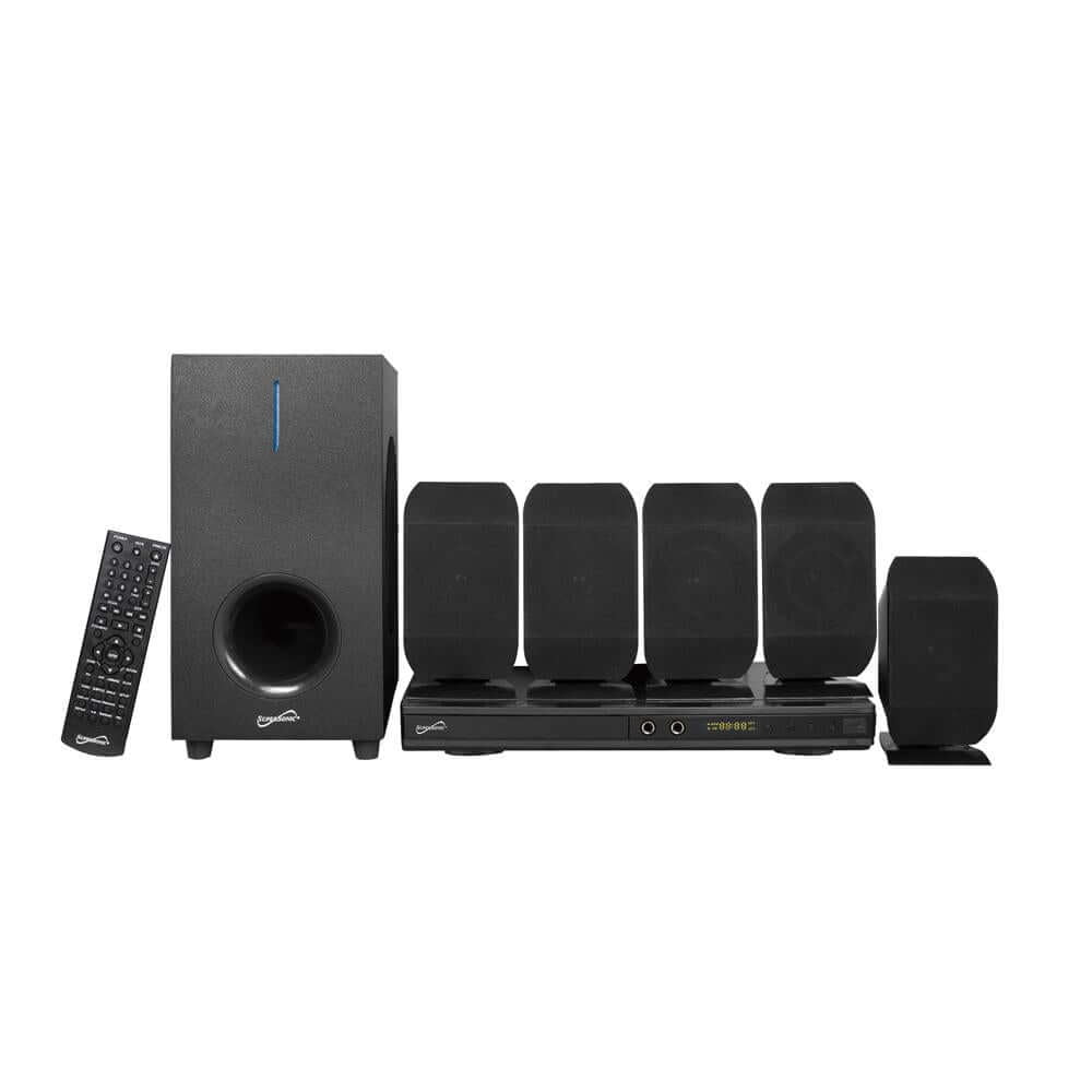 DVD Home Theater Sistema com 5.1 Canal Surround Sound