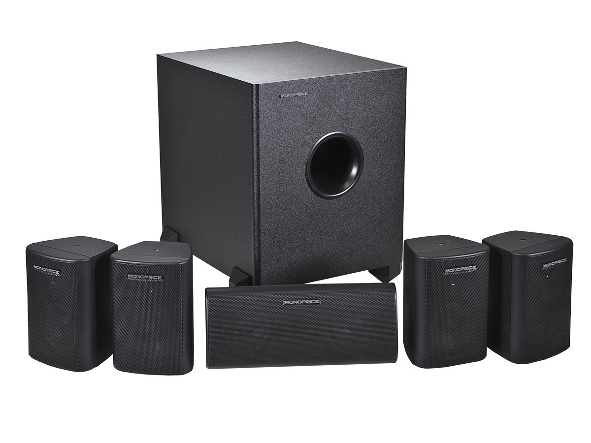 5.1 Channel Home Theater Satellite Speakers & Subwoofer ?- Black - image 1 of 2