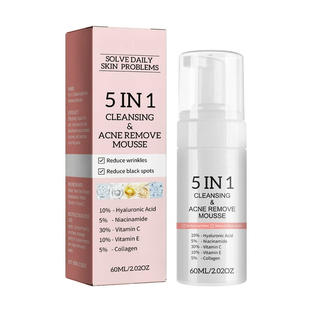 5 in 1 Cleansing Face Wash for Sensitive Skin Water Based Cleanser