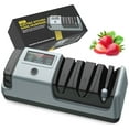 thumbnail image 1 of 5 in 1 Electric Knife Sharpener- 3 Rotational Speed Adjustable Electric Knife Sharpeners, Suitable for Straight Blade Knives, Serrated Knives, Meat Cleaver Knives, Ceramic Knives&Scissors, 1 of 6