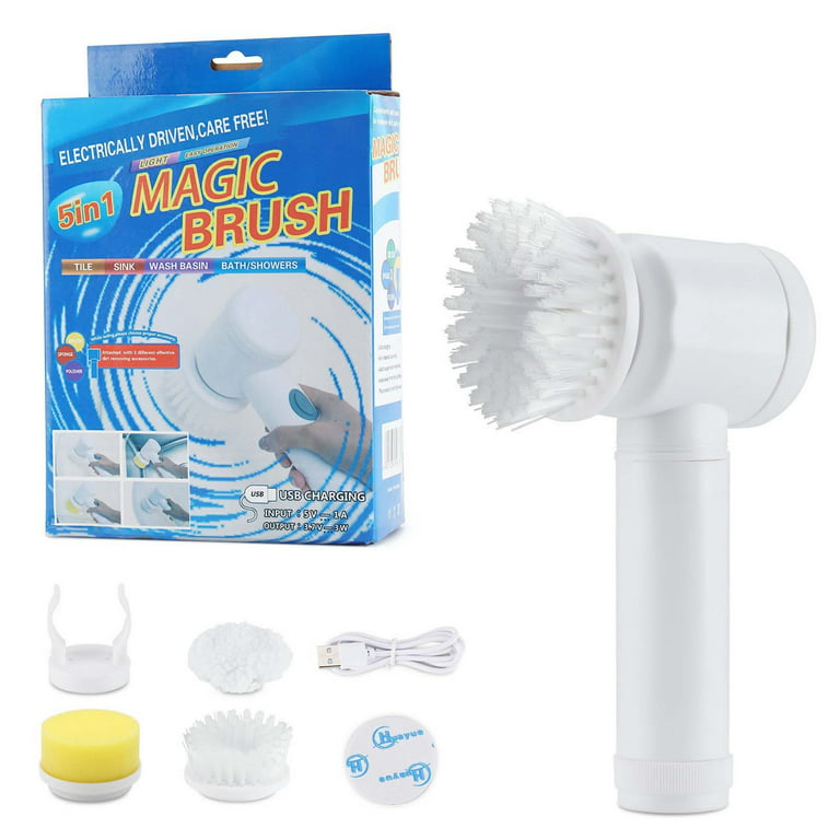 Electric Cleaning Brush, Electric Spin Scrubber USB Rechargeable
