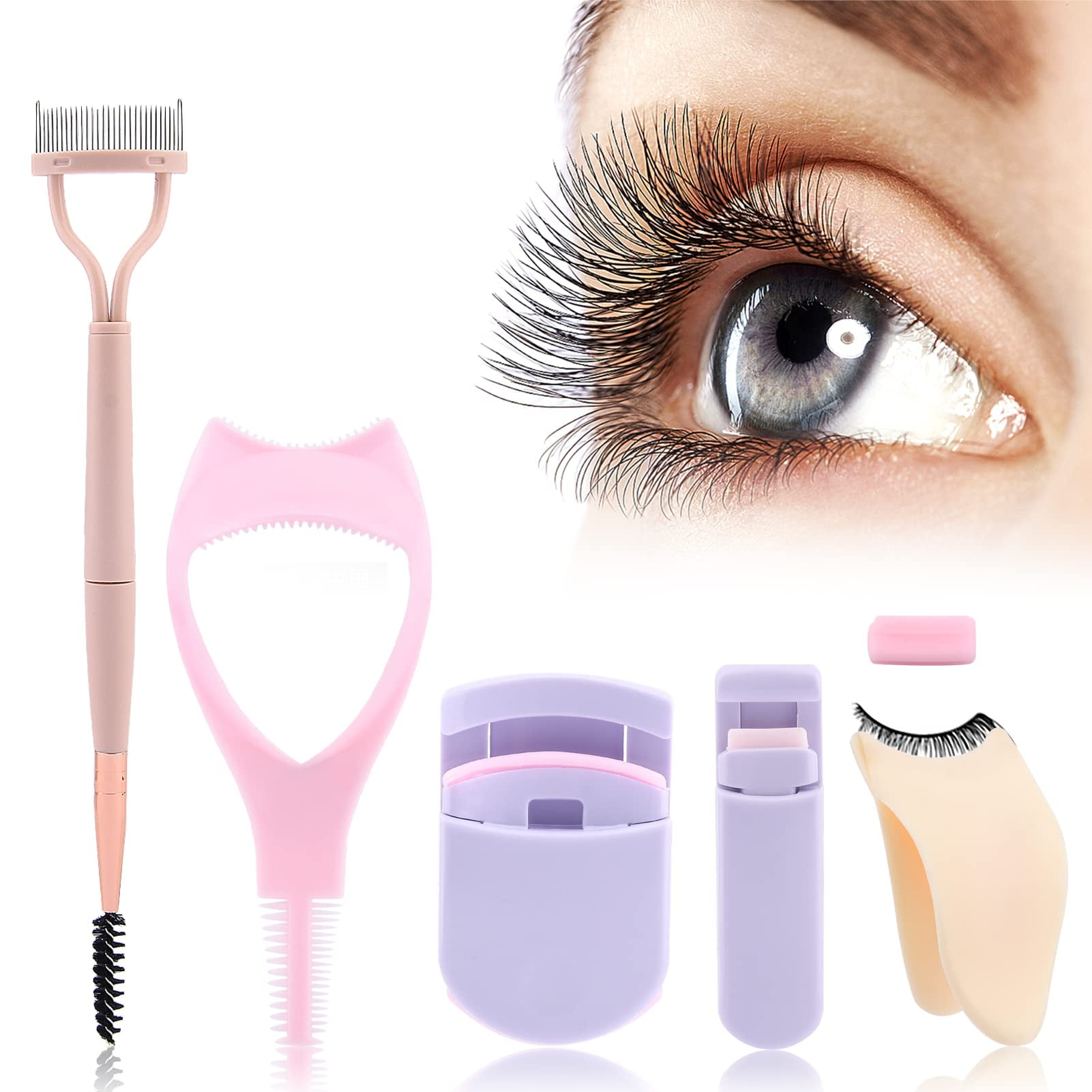 5 in 1 Eyelash RE32 Application Tool Kit, False Lash Clip Applicator