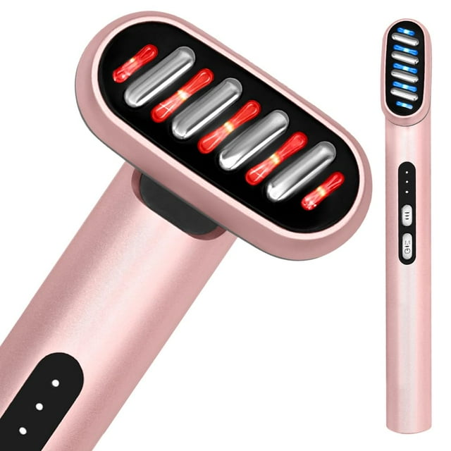 5 in 1 Facial Wand , Microcurrent Device for AntiAging, Red & Blue