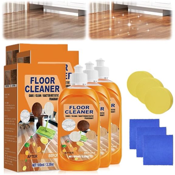 5 in 1 Floor Cleaner, 2026 Upgraded Multi-purpose Floor Cleaner, Powerful Floor Cleaner, for Wood Floors Ceramic Tile Marble, Powerful Decontamination Floor