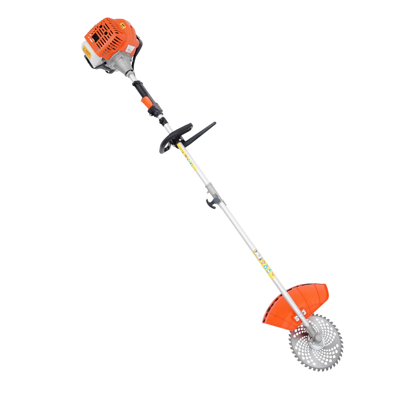 5 in 1 Gas Weed Eater, 2 Stroke 52CC 2.3HP Gasoline Weed Wacker Air Cooled Single Cylinder Gas Trimmer Alloy Steel Brush Cutter Multi Functional Manual Trimming Tools Gasoline Hedge Trimmer w/Blade