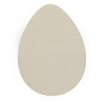 thumbnail image 1 of 5.1-Inch DIY Unfinished Wooden Egg Craft Cutout, 1 of 2