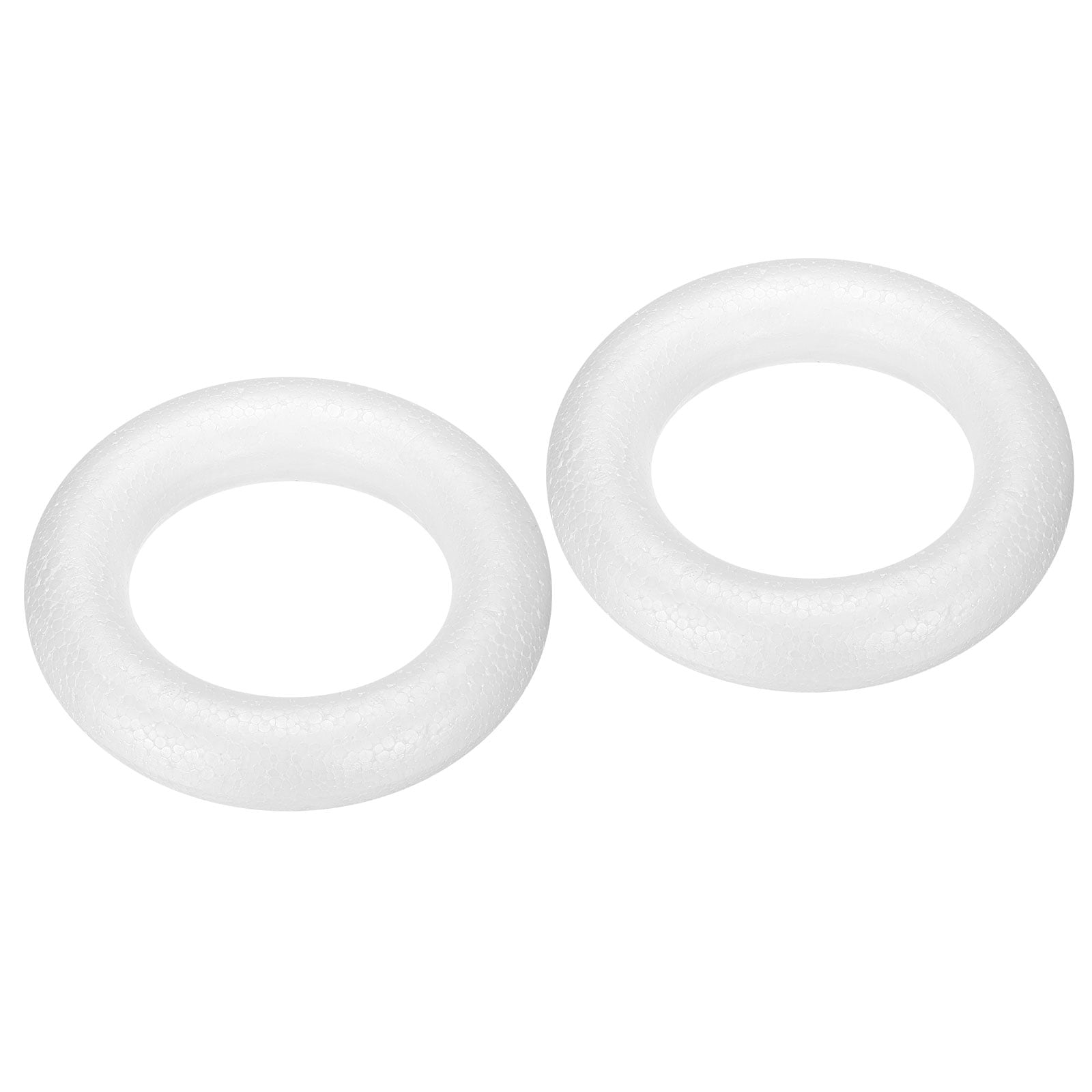 5.1 Inch Foam Wreath Forms Round Craft Rings for DIY Art Crafts Pack of 2
