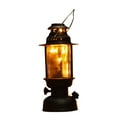 thumbnail image 1 of 5.1” LED Flame Effect Lantern, IP44 Waterproof Battery Powered Decorative Lantern，Camping Light Outdoor Patio Hanging Lantern Decorative Tabletop Lantern, With battery, 1 of 7