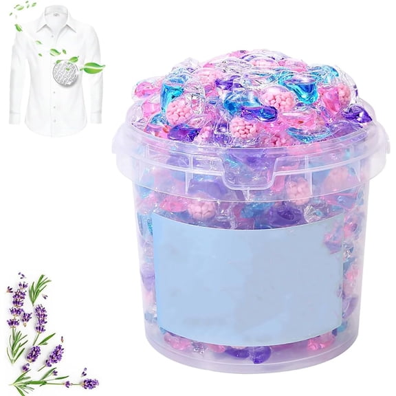 5 In 1 Laundry Beads with Long-Lasting Fresh Scent, Unstoppable Scented Beads for Deep Cleaning and Fabric Softening, All-in-One Laundry Detergent for All Fabrics and Colors