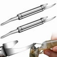 thumbnail image 1 of 5 in 1 Multifunctional Shrimp Line Fish Maw Knife, Stainless Steel Kitchen Shrimp Deveiner Tool, Multi-Purpose Fish Scaler and Peeler for Seafood Preparation, 1 of 4
