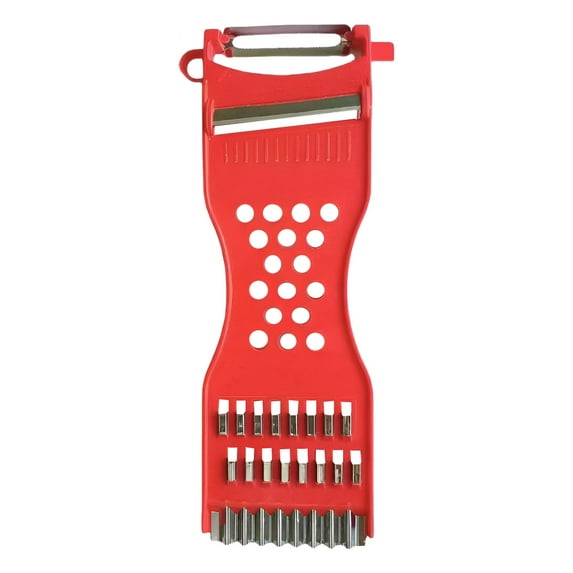 5 In 1 Multifunctional Vegetable Chopper Pro Stainless Steel Potato Peeler Slicer Dicer Cutter Grater for Veggie Onion Salad Carrot Fruit Nut and Garlic