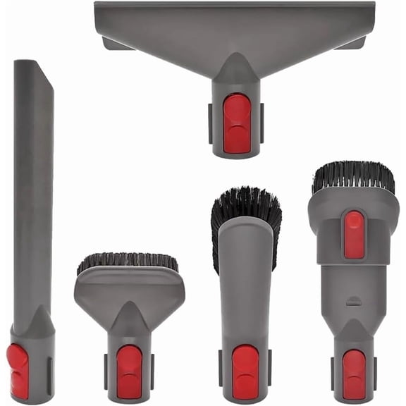 5 in 1 Nozzle Brush Accessory Kit with Extendable Hose for Dy*son V7, V8, SV10, V11, SV11, V15 Gen5 Detect Dy*son Vacuum Cleaner Replacement Parts Set Hose Extension