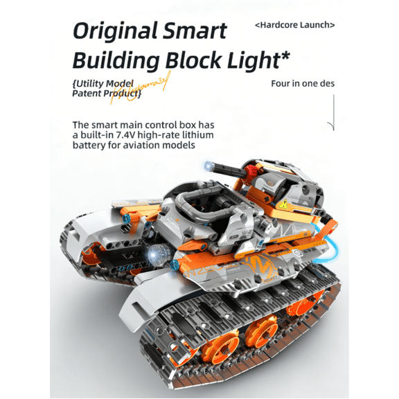 5 in 1 STEM Remote Control Building Kit, 392Pcs Blocks Erector Projects Set Toys for Kids Age 8-12, Build a Tank/Robot/AVT DIY Science Educate 6 7 9 10 11 Years Old for Boys & Girls Gift Ideas