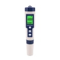 thumbnail image 1 of 5 in 1 TDS/EC/PH/Salinity/Temperature Meter Digital Water Quality Monitor Tester for Pools, Drinking Water, Aquariums ,Accurate - WHITE_PH EC TDS SALT TEMP, 1 of 7