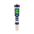 thumbnail image 1 of 5 in 1 TDS/EC/PH/Salinity/Temperature Meter Digital Water Quality Monitor Tester for Pools, Drinking Water, Aquariums ,Accurate - PH EC TDS SALT TEMP_X, 1 of 7