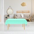 thumbnail image 1 of Under $5 1 Tablecloth,Disposable Tablecloth Peva Plain Tablecloth, Solid Color Party Plastic Tablecloth Light Green,Plastic Tablecloths Disposable Table Covers 54 X 108 Inches Baby Shower Cover, 1 of 4
