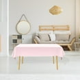 thumbnail image 1 of Under $5 1 Tablecloth,Disposable Tablecloth Peva Plain Tablecloth, Solid Color Party Plastic Tablecloth Light Pink,Plastic Tablecloths Disposable Table Covers 54 X 108 Inches Baby Shower Cover, 1 of 5