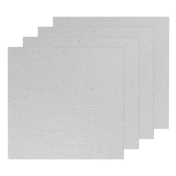 5.1 x 5.1 Inch Microwave Waveguide Cover, 4pcs Universal Microwave Mica Plates Sheet 0.4mm Thick Replacement Part