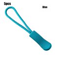 thumbnail image 1 of 5/10/15/20pcs High quality Bags Clip Buckle Suitcase Tent Backpack Ends Lock Zips Cord Rope Pullers Zip Puller Replacement Zipper Pull BLUE 5PCS, 1 of 8